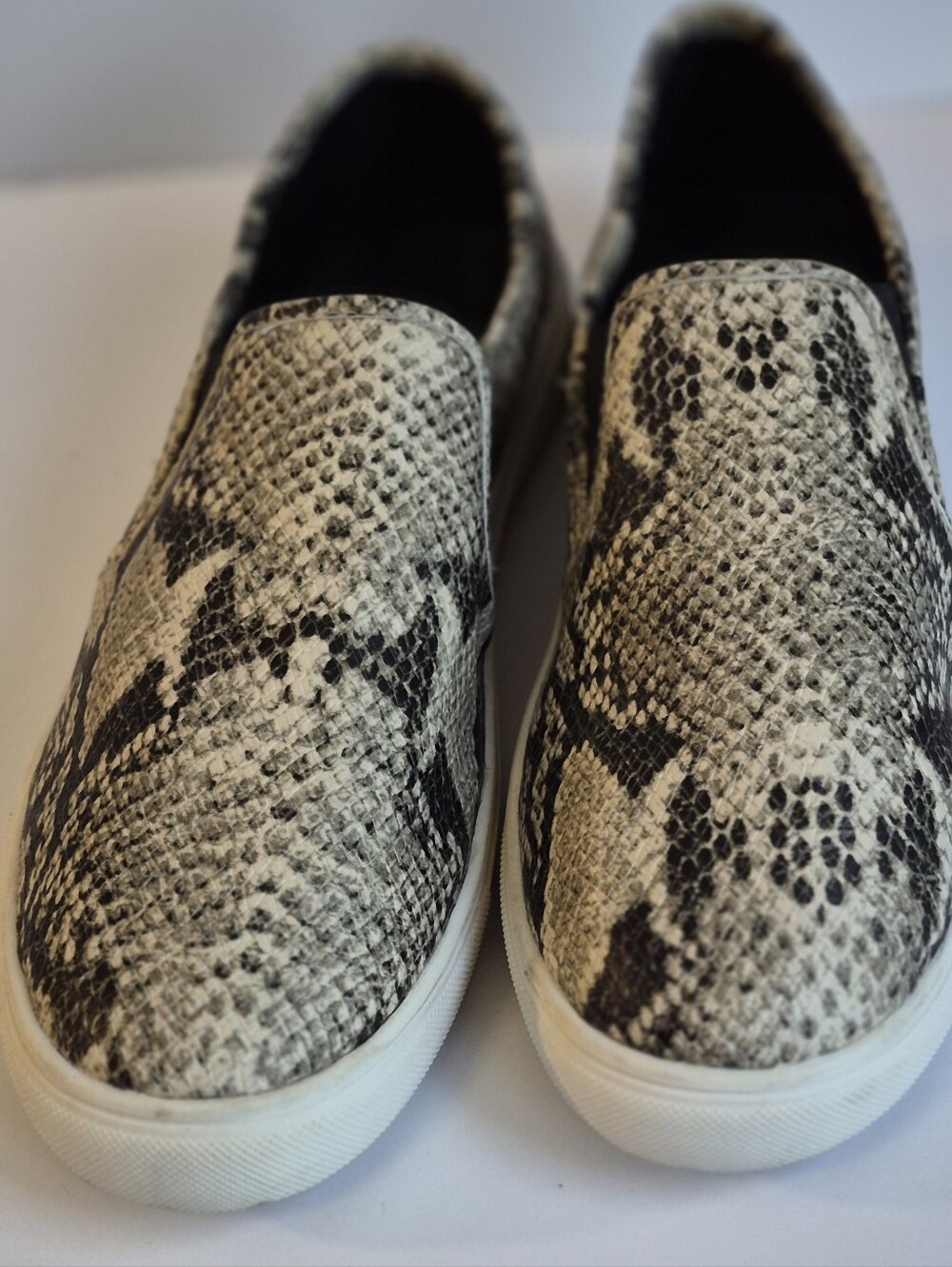 Slip-On Snake Print Sneakers